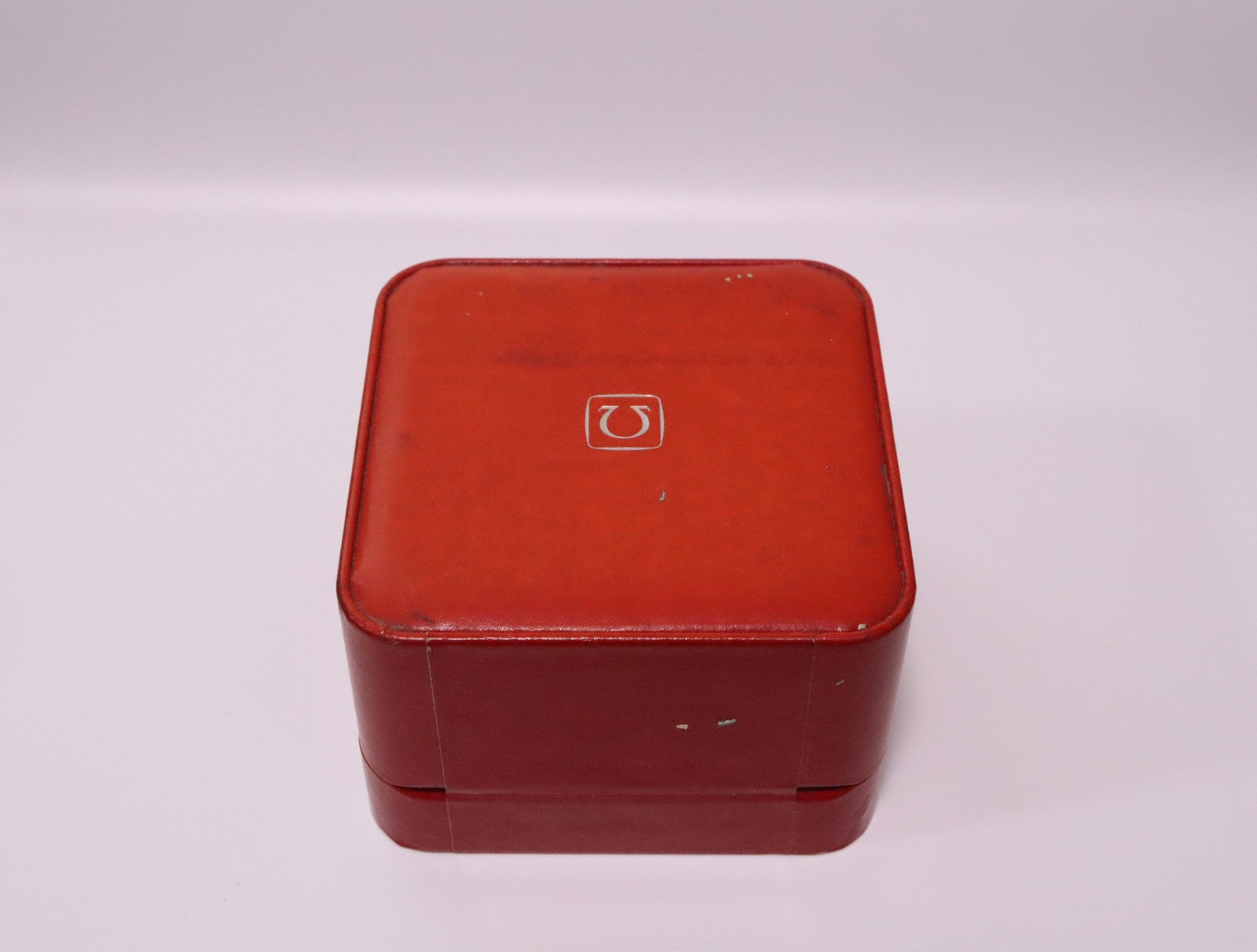 OMEGA Vintage Red Watch Box Genuine Case Only From JAPAN Exc+5 #2373