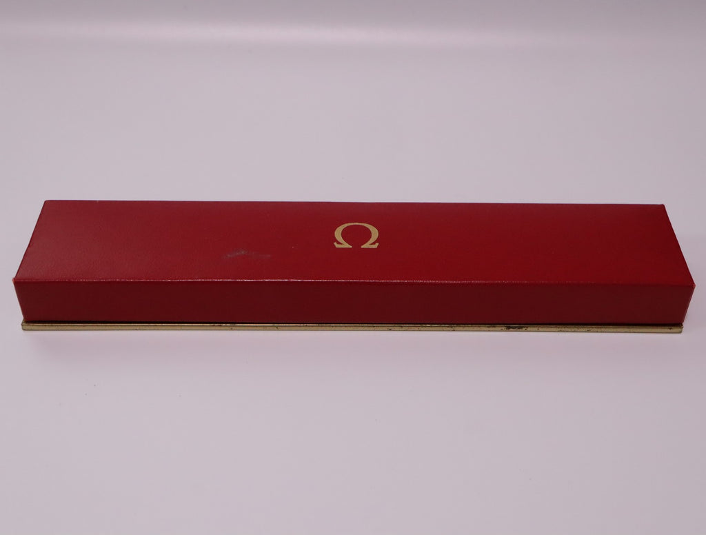 OMEGA Vintage Red Watch Box Genuine Case Only for Women's JAPAN Exc+5 #2367