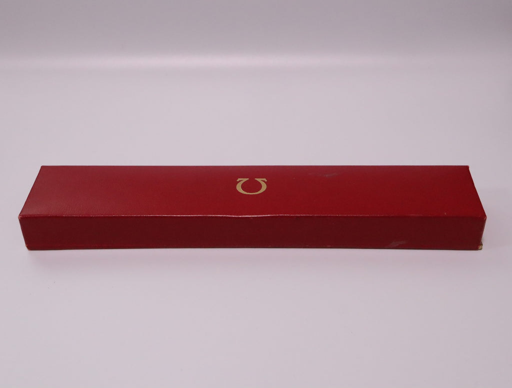 OMEGA Vintage Red Watch Box Genuine Case Only for Women's JAPAN Exc+5 #2367