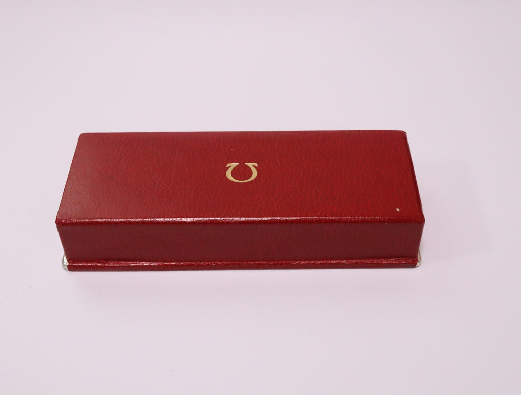 OMEGA Vintage Red Watch Box Genuine Case Only From JAPAN Exc+5 #2370