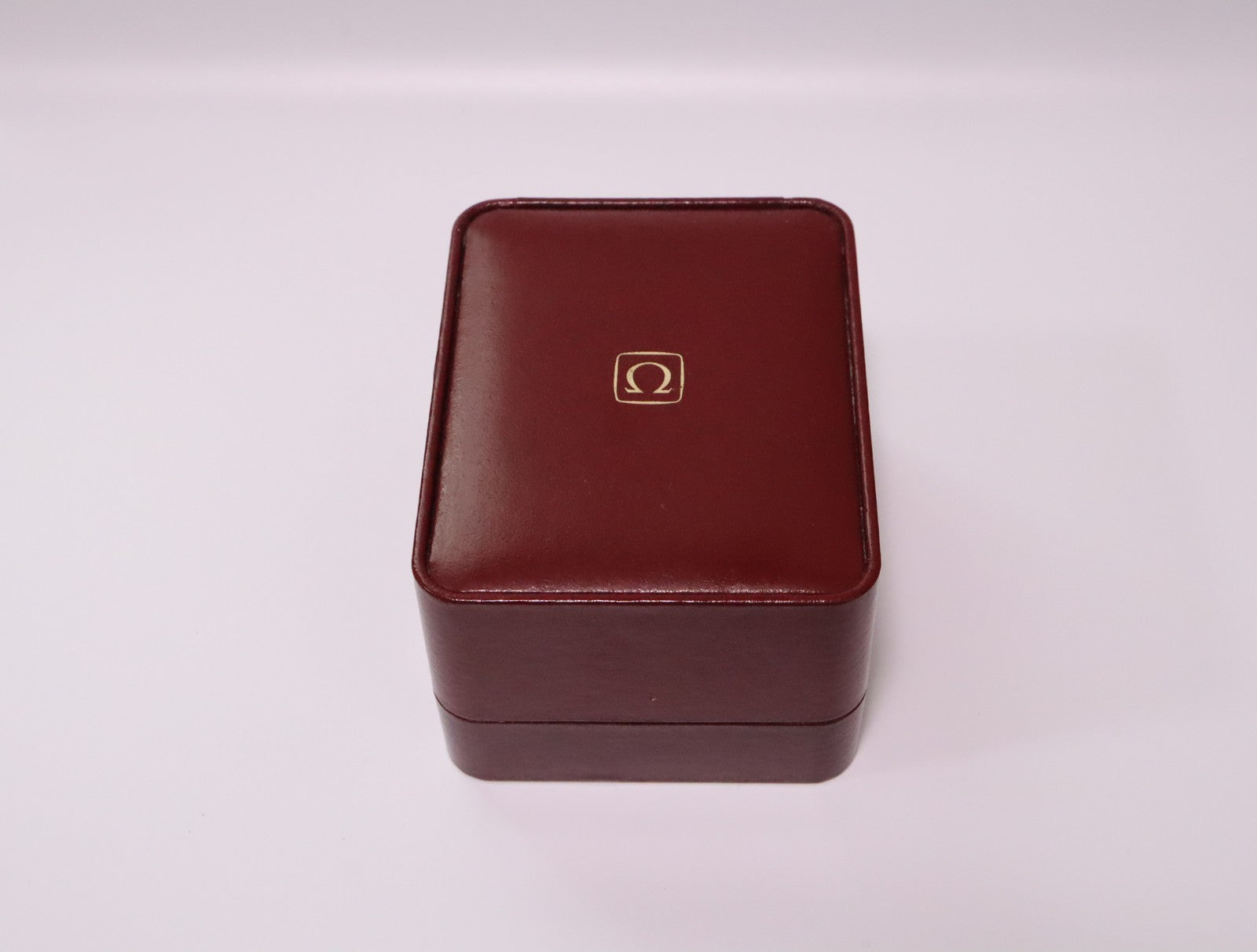 Near MINT OMEGA Vintage Red Watch Box Genuine Case Only From JAPAN #2372