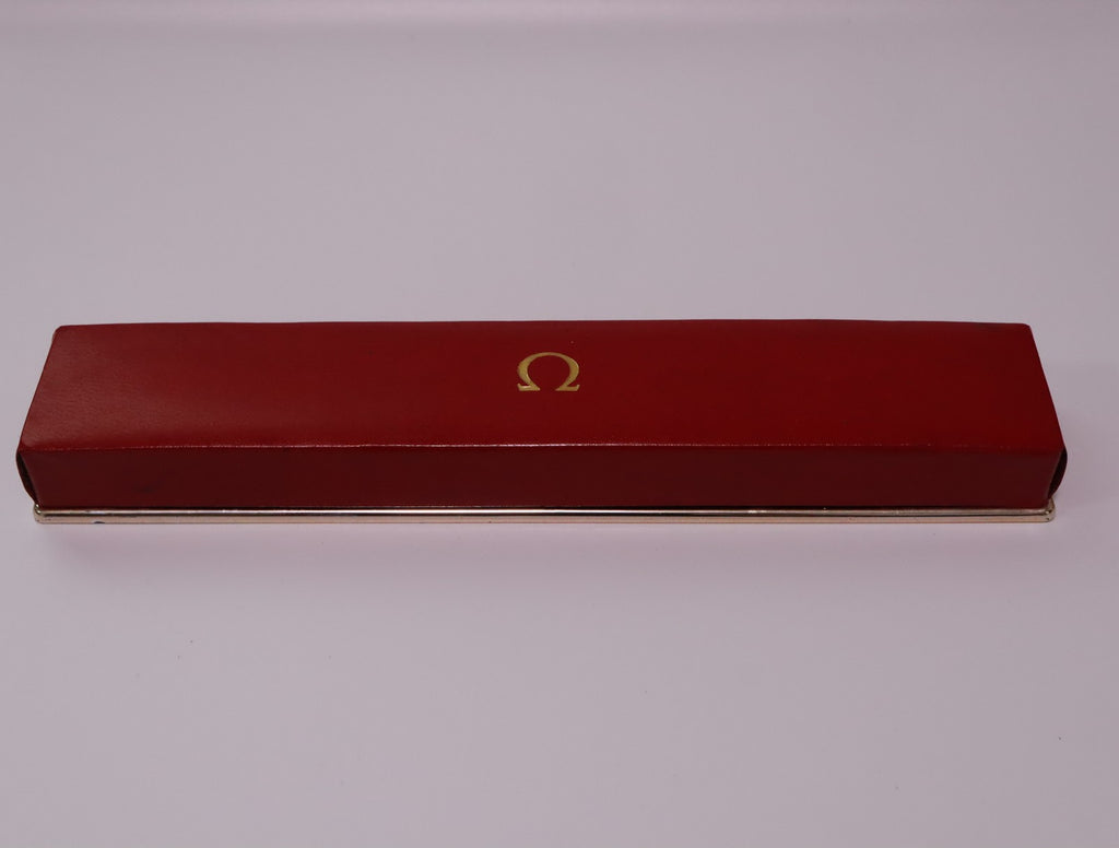 Near MINT OMEGA Vintage Red Watch Box Genuine Case Only for Women's JAPAN #2363