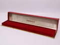 Near MINT OMEGA Vintage Red Watch Box Genuine Case Only for Women's JAPAN #2364