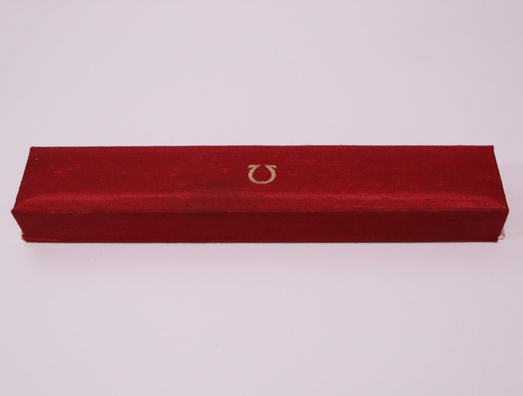 Near MINT OMEGA Vintage Red Watch Box Genuine Case Only for Women's JAPAN #2368