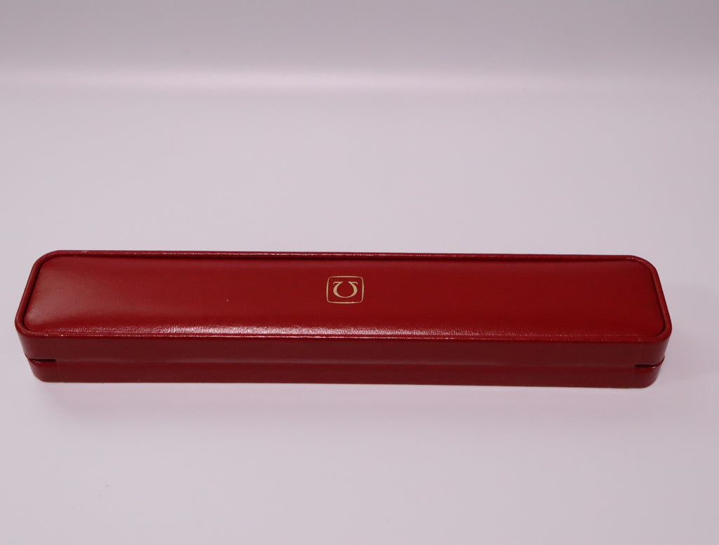 Near MINT OMEGA Vintage Red Watch Box Genuine Case Only for Women's JAPAN #2361