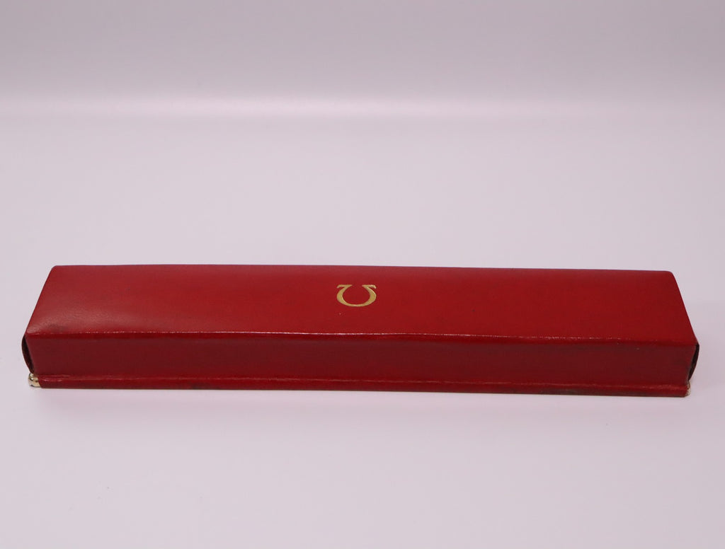 Near MINT OMEGA Vintage Red Watch Box Genuine Case Only for Women's JAPAN #2363