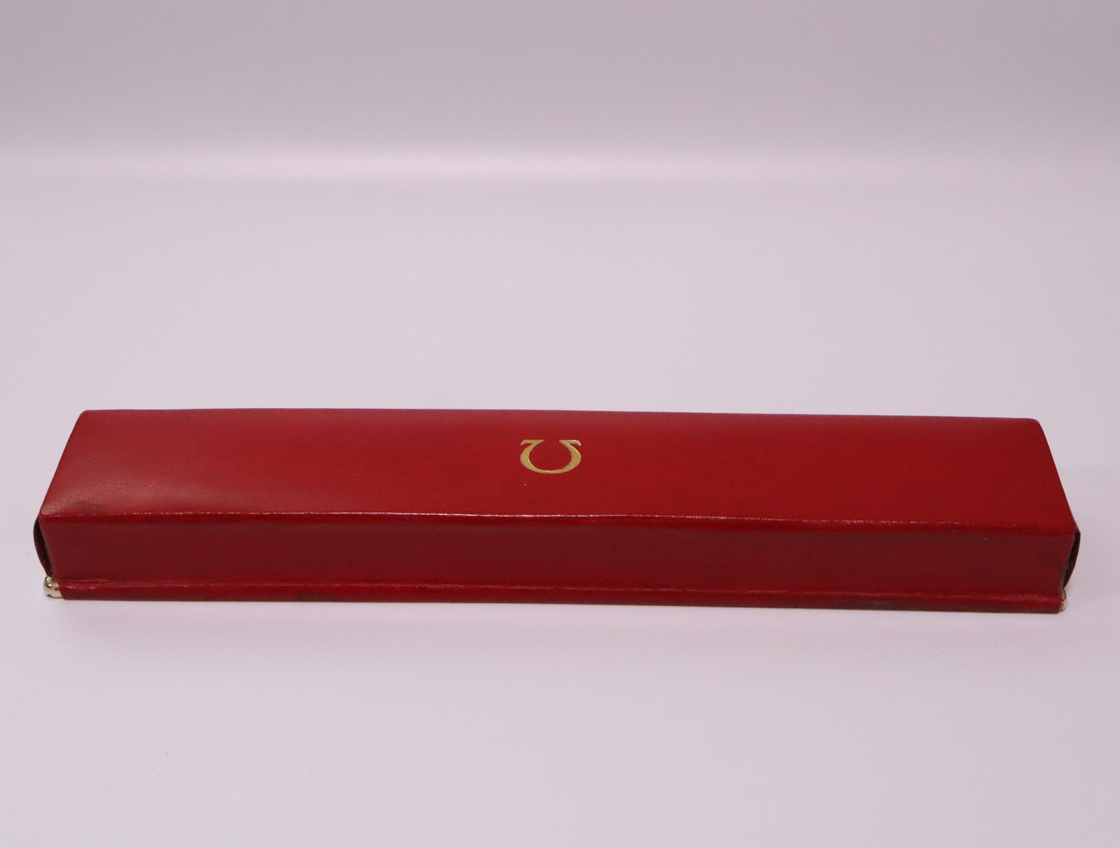 Near MINT OMEGA Vintage Red Watch Box Genuine Case Only for Women's JAPAN #2363