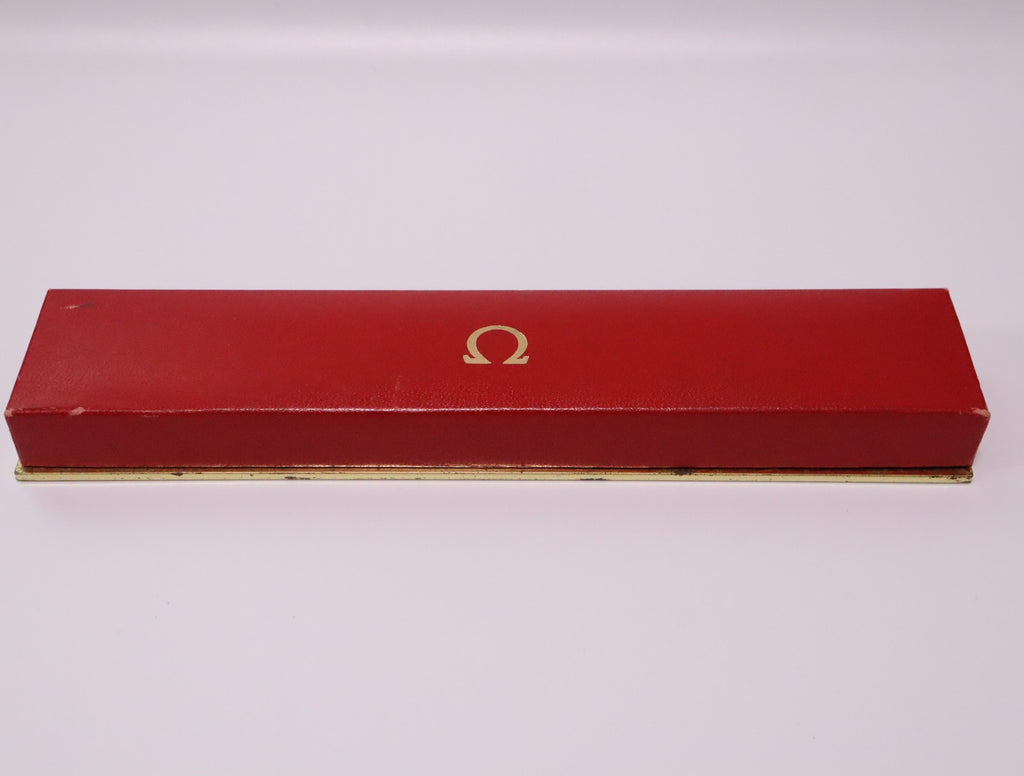 Near MINT OMEGA Vintage Red Watch Box Genuine Case Only for Women's JAPAN #2364