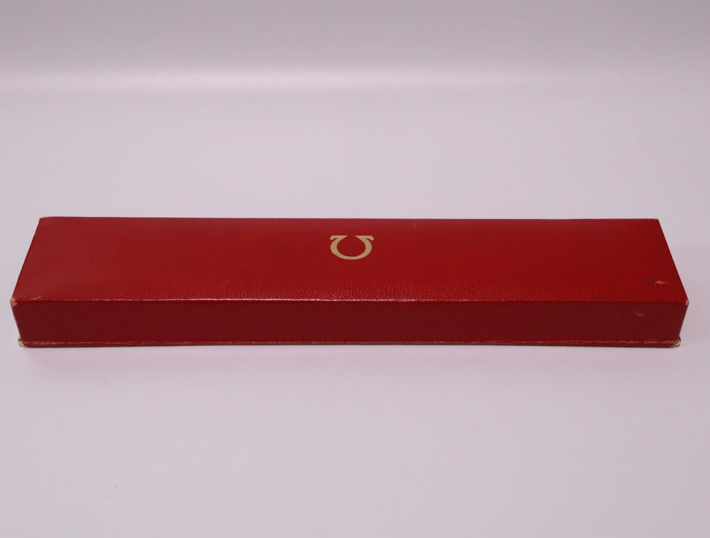 Near MINT OMEGA Vintage Red Watch Box Genuine Case Only for Women's JAPAN #2364
