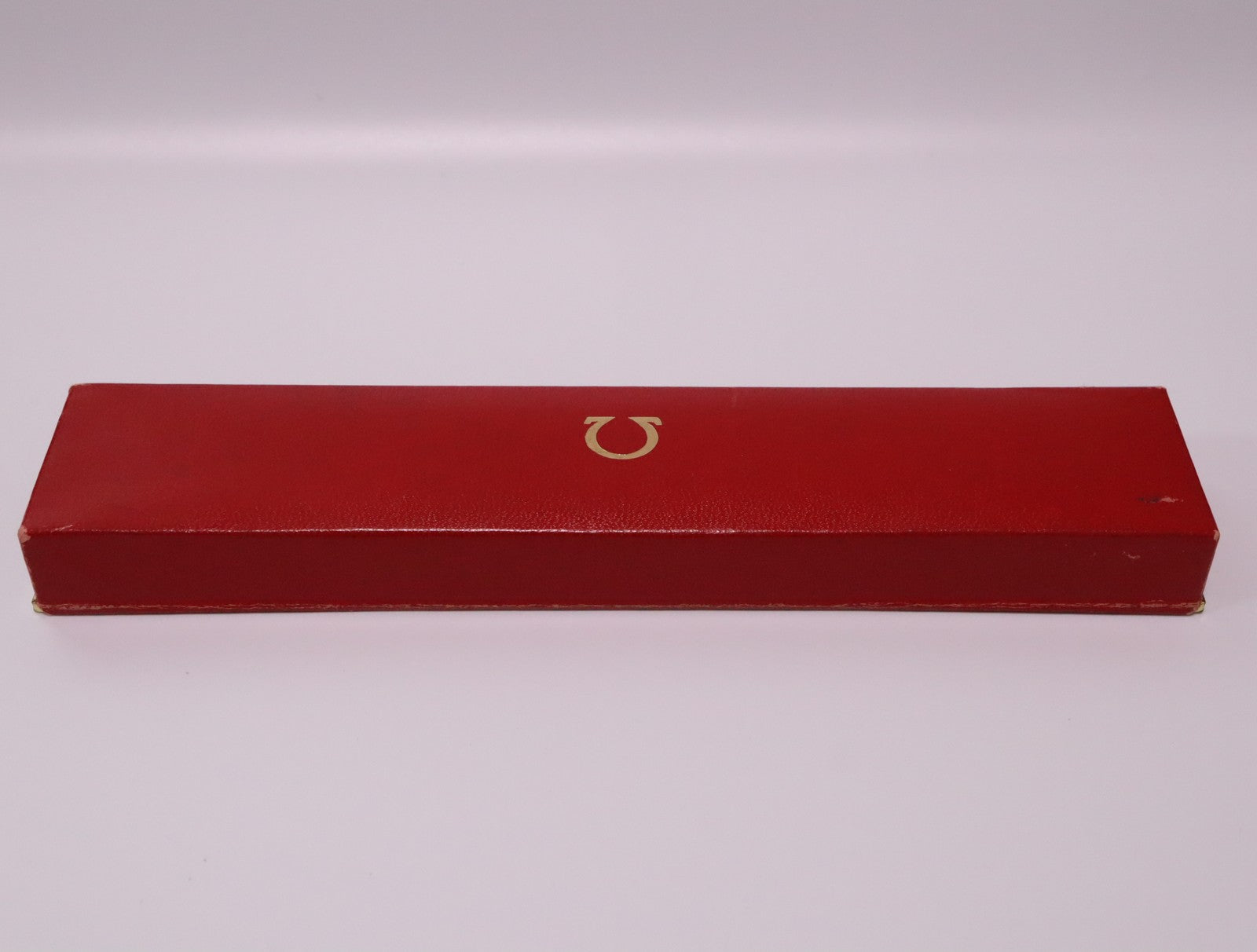 Near MINT OMEGA Vintage Red Watch Box Genuine Case Only for Women's JAPAN #2364