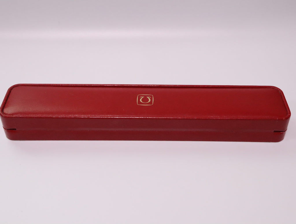 Near MINT OMEGA Vintage Red Watch Box Genuine Case Only for Women's JAPAN #2360
