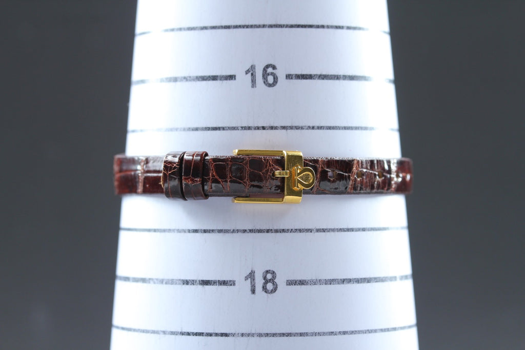 Full Set 1981 Near MINT OMEGA De Ville 22mm 591.0211 Quartz Roman Women Vintage