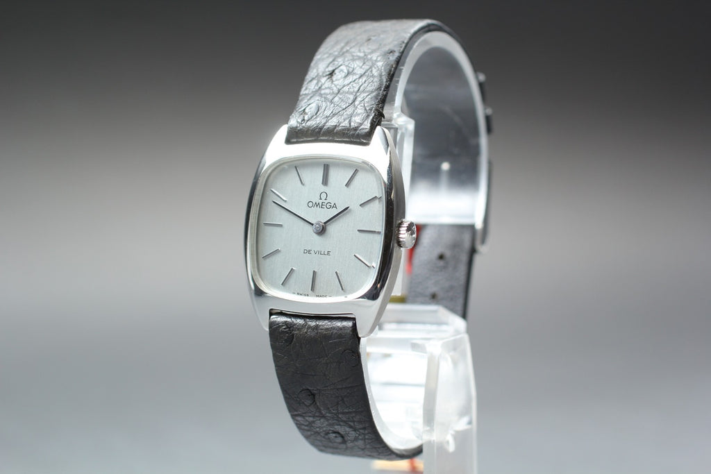 NOS/Box 1977 OMEGA De Ville 25mm 511.0531 Manual Silver Dial Women's Vintage