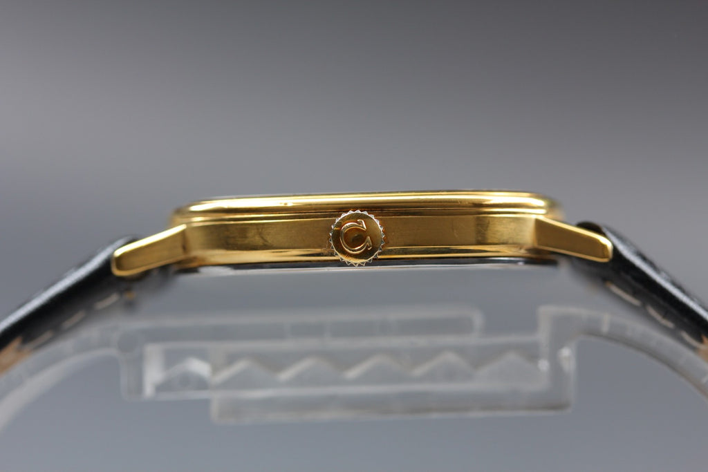 1979 Box, Paper OMEGA De Ville 30mm 111.0157 Manual Roman Men's Vintage Exc+5