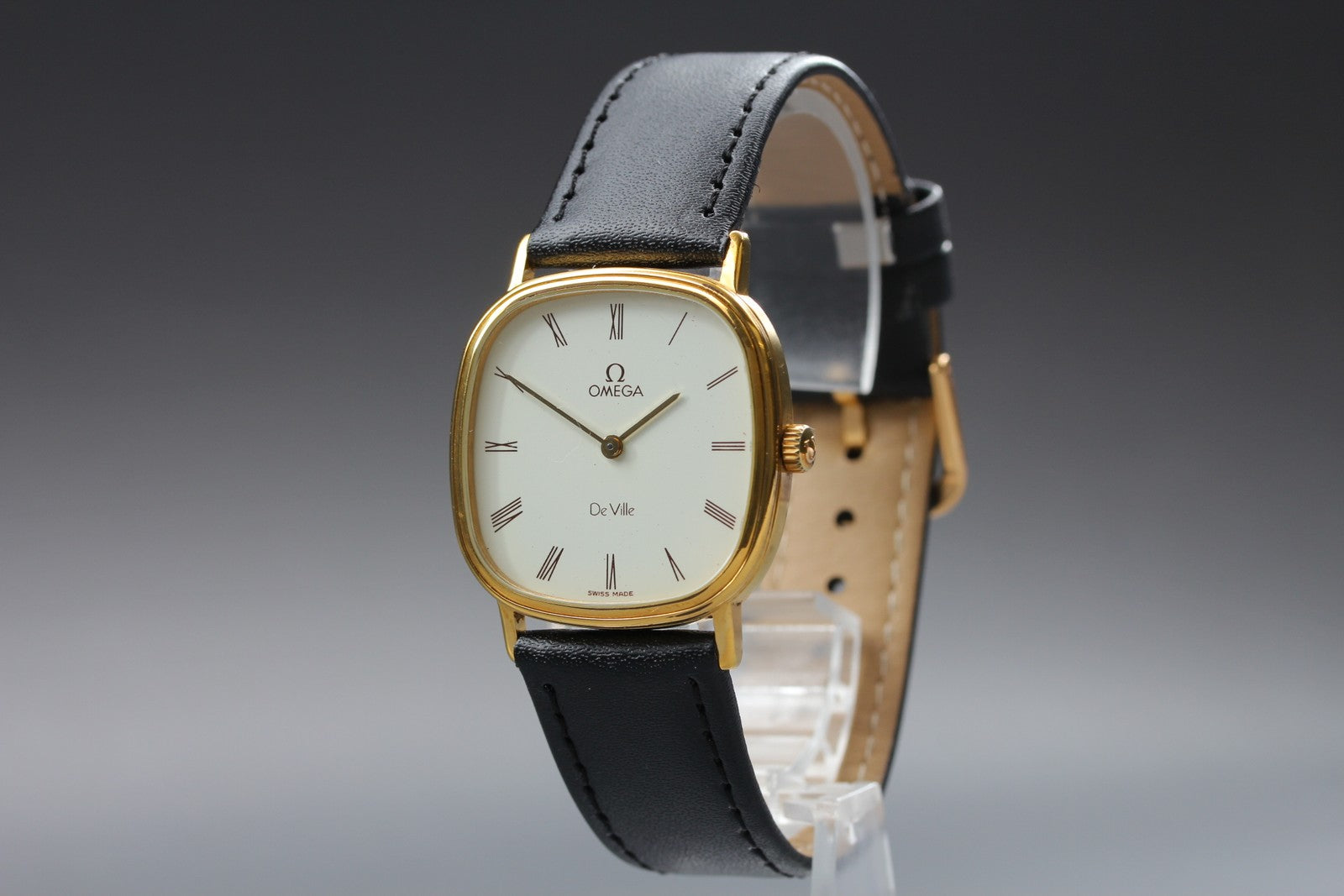 1979 Box, Paper OMEGA De Ville 30mm 111.0157 Manual Roman Men's Vintage Exc+5