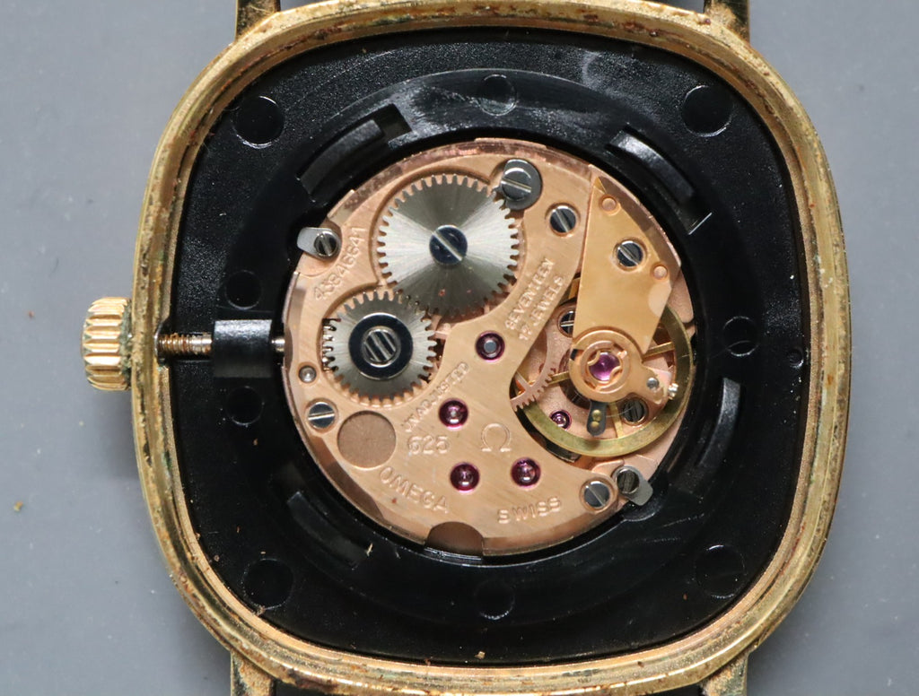 1979 Box, Paper OMEGA De Ville 30mm 111.0157 Manual Roman Men's Vintage Exc+5