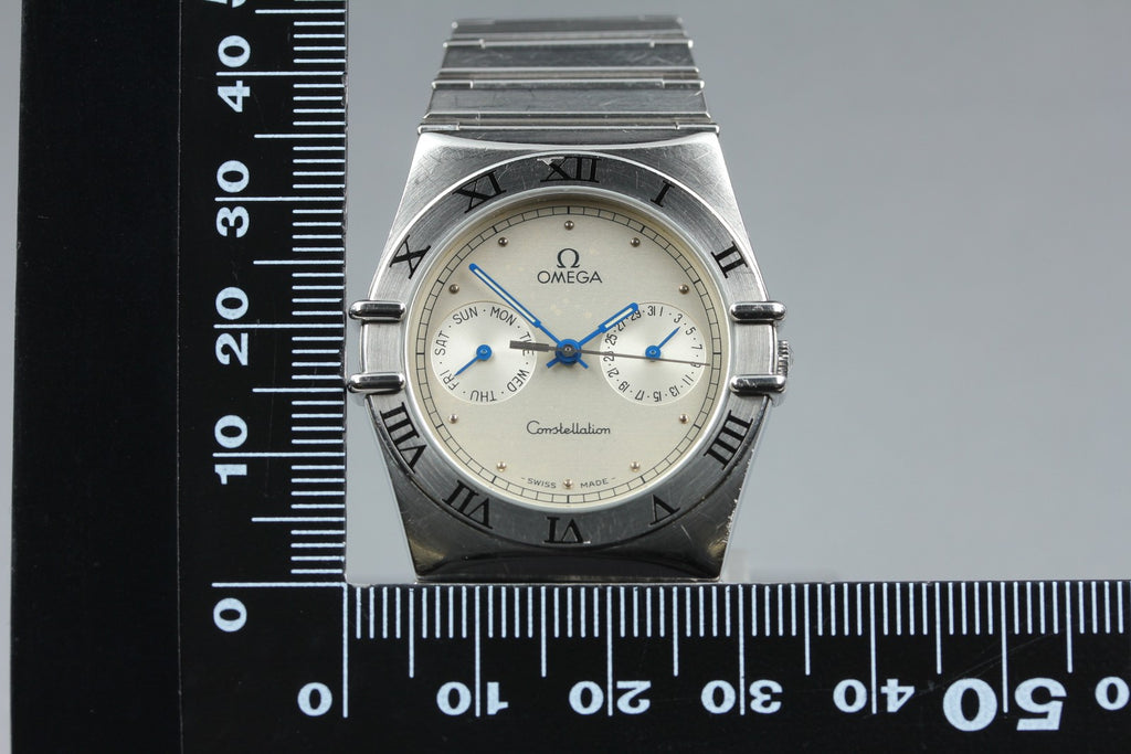 1987 Near MINT OMEGA Constellation 32mm 396.1070 Quartz Silver Men's Vintage