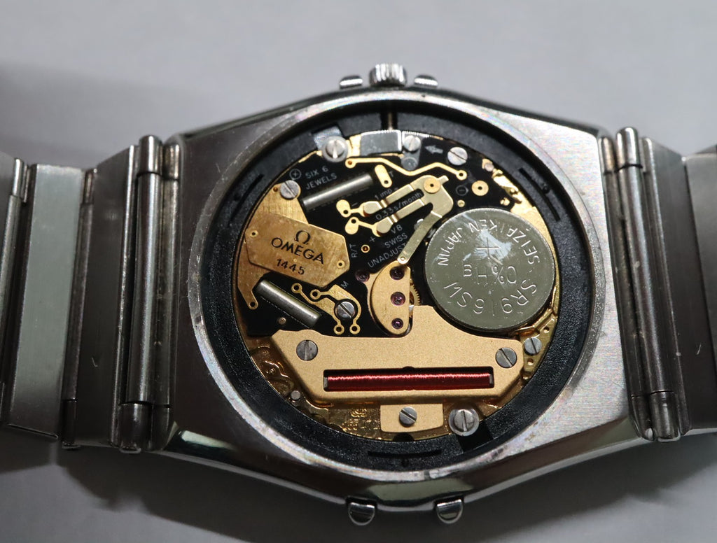 1987 Near MINT OMEGA Constellation 32mm 396.1070 Quartz Silver Men's Vintage