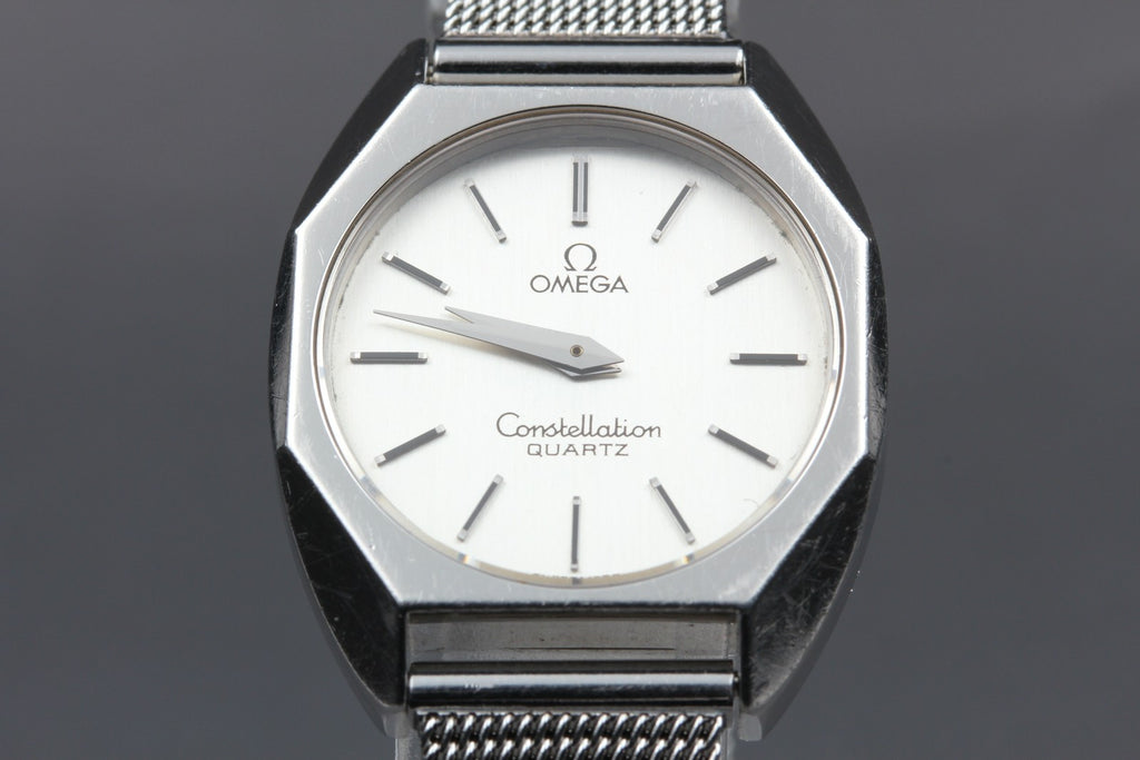 1978 Near MINT OMEGA Constellation 25mm 591.0006 Quartz Silver Women's Vintage