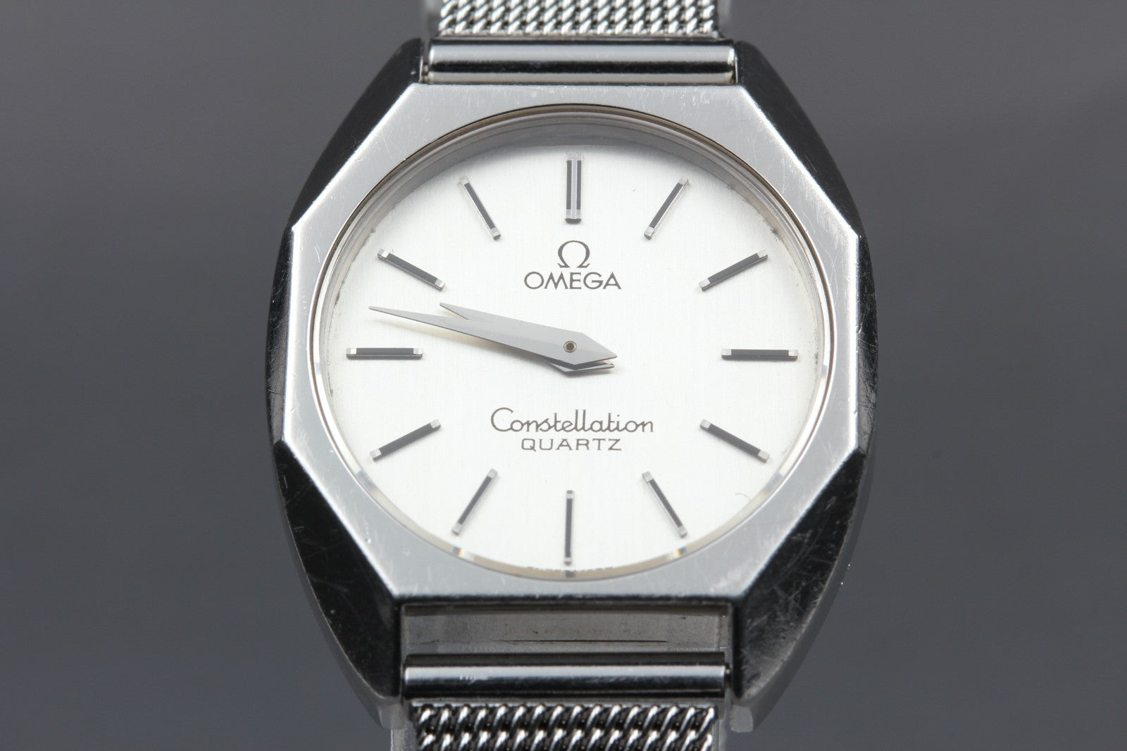1978 Near MINT OMEGA Constellation 25mm 591.0006 Quartz Silver Women's Vintage