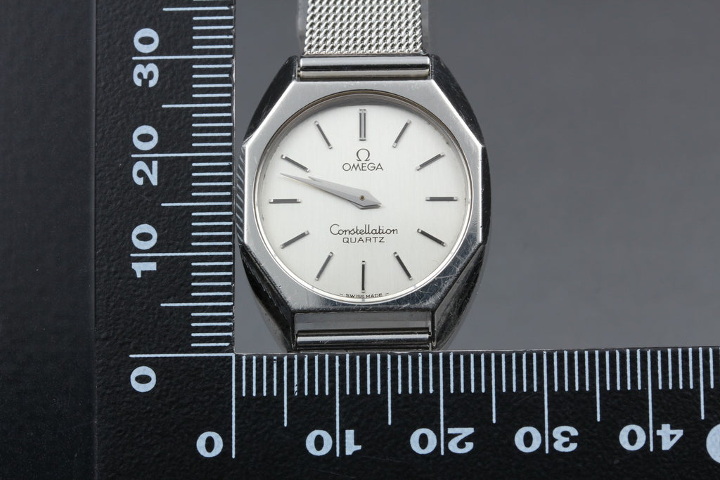 1978 Near MINT OMEGA Constellation 25mm 591.0006 Quartz Silver Women's Vintage