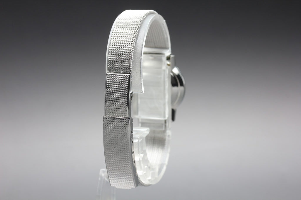 Near MINT OMEGA Seamaster De Ville 22mm Manual Wind Silver Dial Women's Vintage