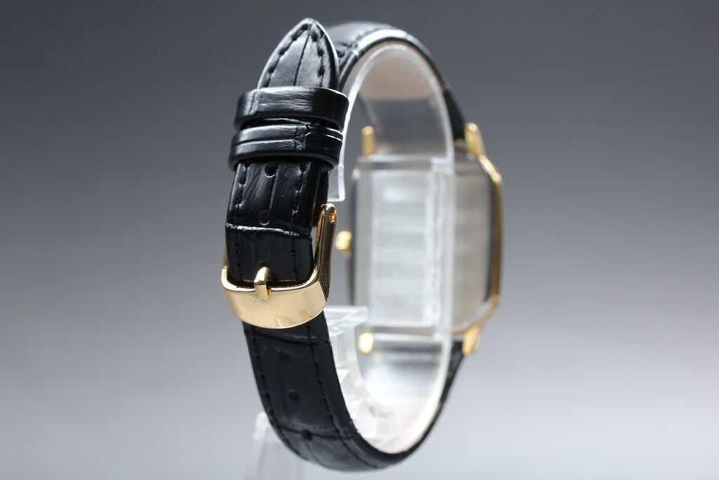 1983 OMEGA De Ville 27mm 195.0029 Quartz Silver Arabic Dial Men's Vintage Exc+5