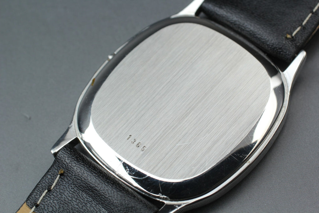 1981 OMEGA De Ville 30mm 191.0132 Quartz White Roman Dial Men's Vintage Exc+5