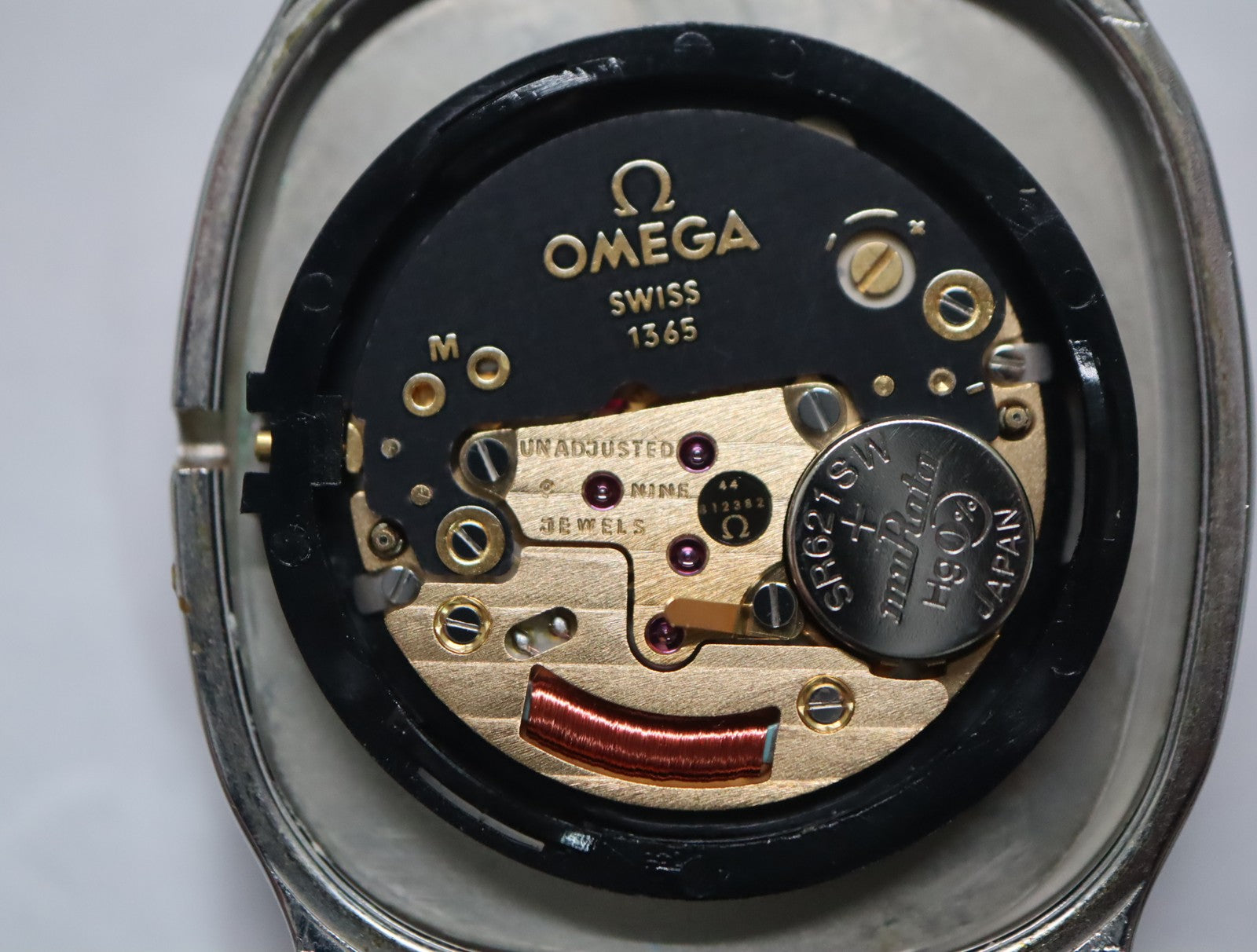 1981 OMEGA De Ville 30mm 191.0132 Quartz White Roman Dial Men's Vintage Exc+5