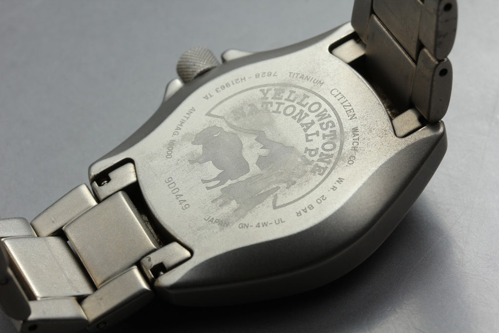 Near MINT Citizen Promaster Yellowstone Eco-Drive 39mm 7828-H21963 Titanium Men