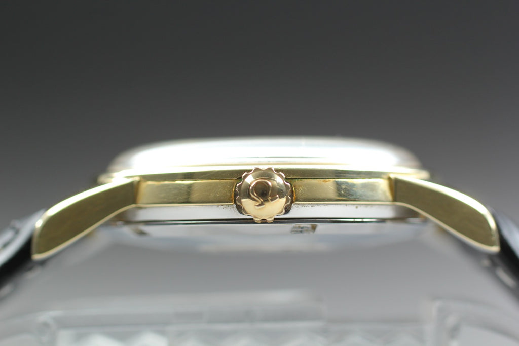 1962 Near MINT OMEGA Seamaster 34mm 14761 Automatic Gold Dial Men's Vintage