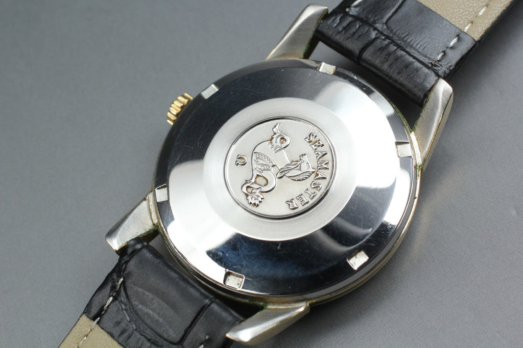 1962 Near MINT OMEGA Seamaster 34mm 14761 Automatic Gold Dial Men's Vintage