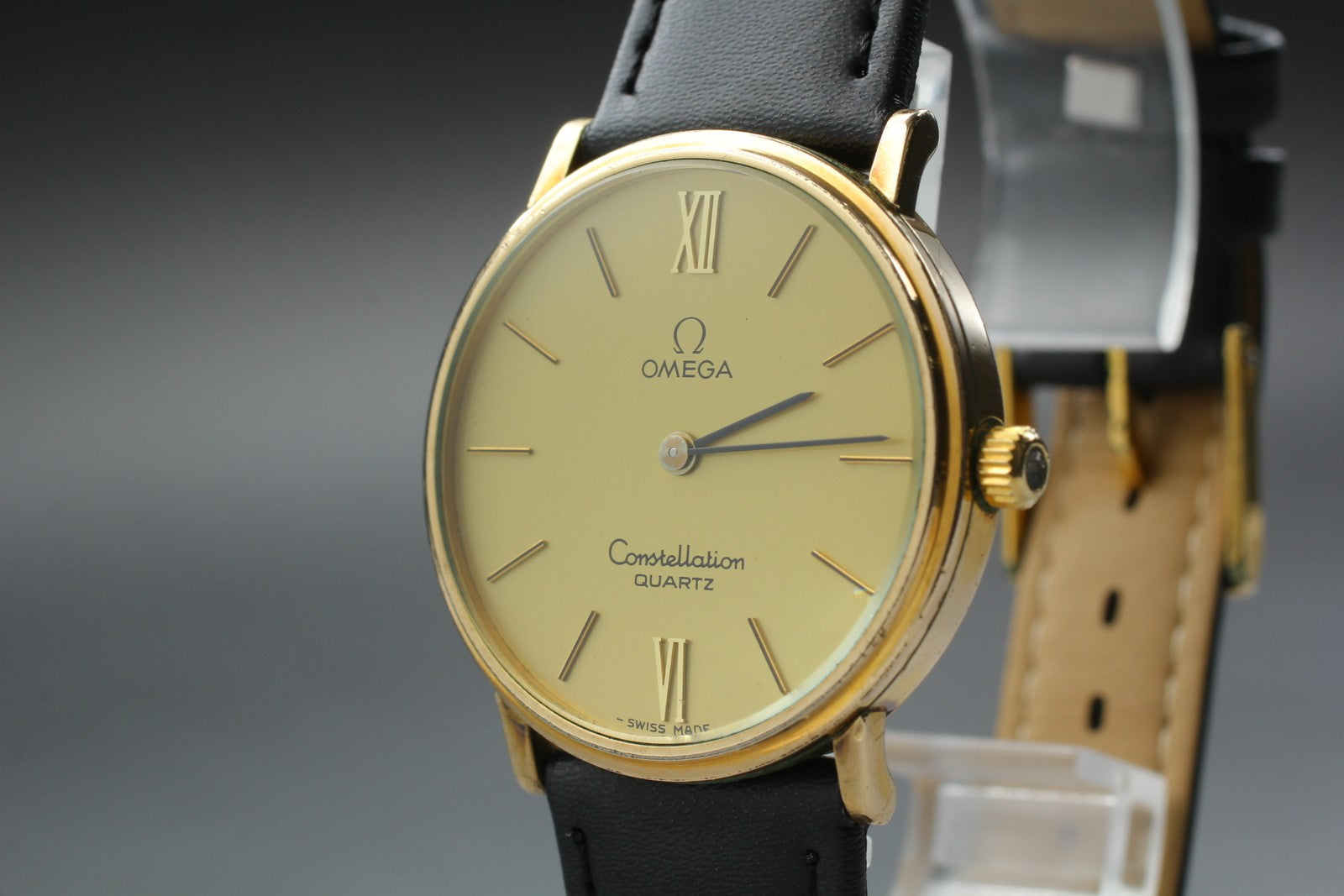 1979 OMEGA Constellation 32mm 191.032 Quartz Gold Roman Men's Vintage Exc+5