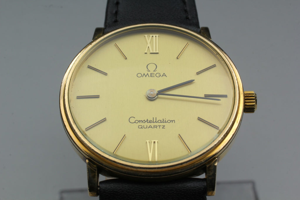 1979 OMEGA Constellation 32mm 191.032 Quartz Gold Roman Men's Vintage Exc+5