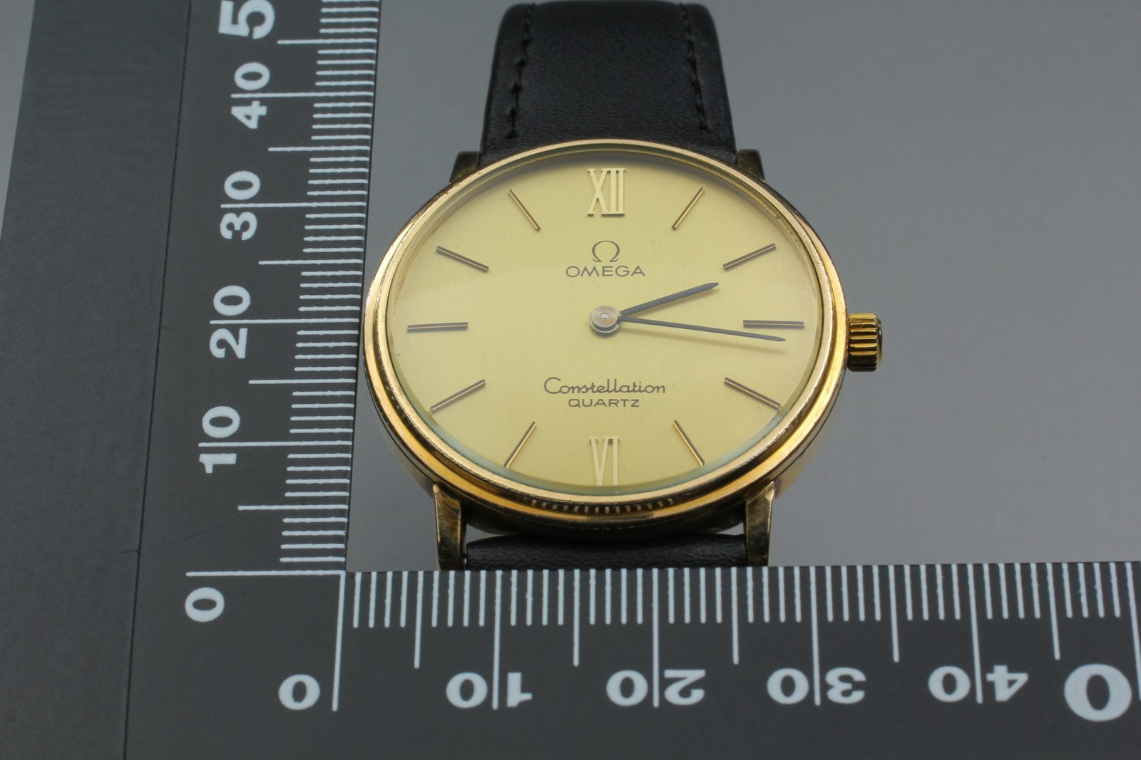 1979 OMEGA Constellation 32mm 191.032 Quartz Gold Roman Men's Vintage Exc+5