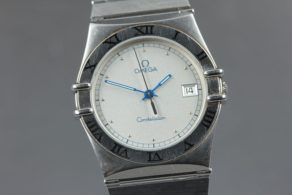 1993 Near MINT OMEGA Constellation 32mm 396.1070.1 Quartz Silver Men's Vintage