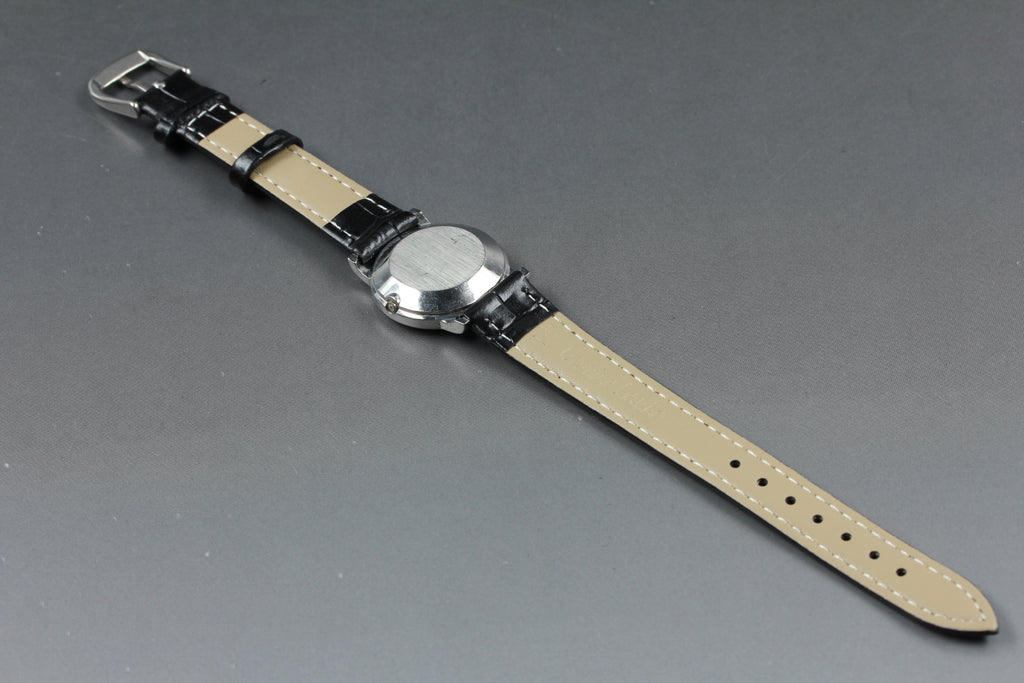 1979 Near MINT OMEGA De Ville 25mm 591.0012 Quartz Silver Dial Women's Vintage