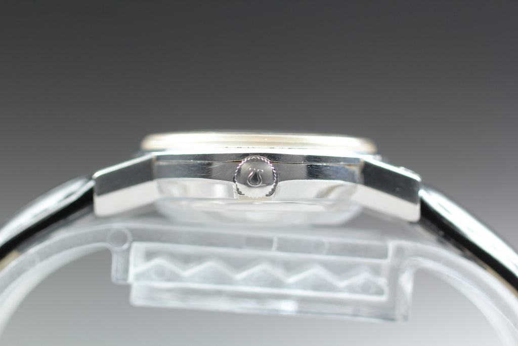 Near MINT Vintage OMEGA Seamaster De Ville 25mm Automatic Silver Dial Women's