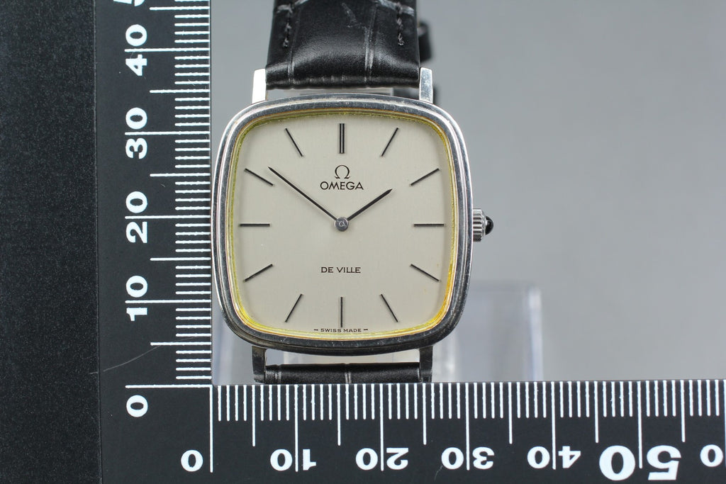 1977 Near MINT OMEGA De Ville 31mm 111.0118 Manual Silver Dial Men's Vintage