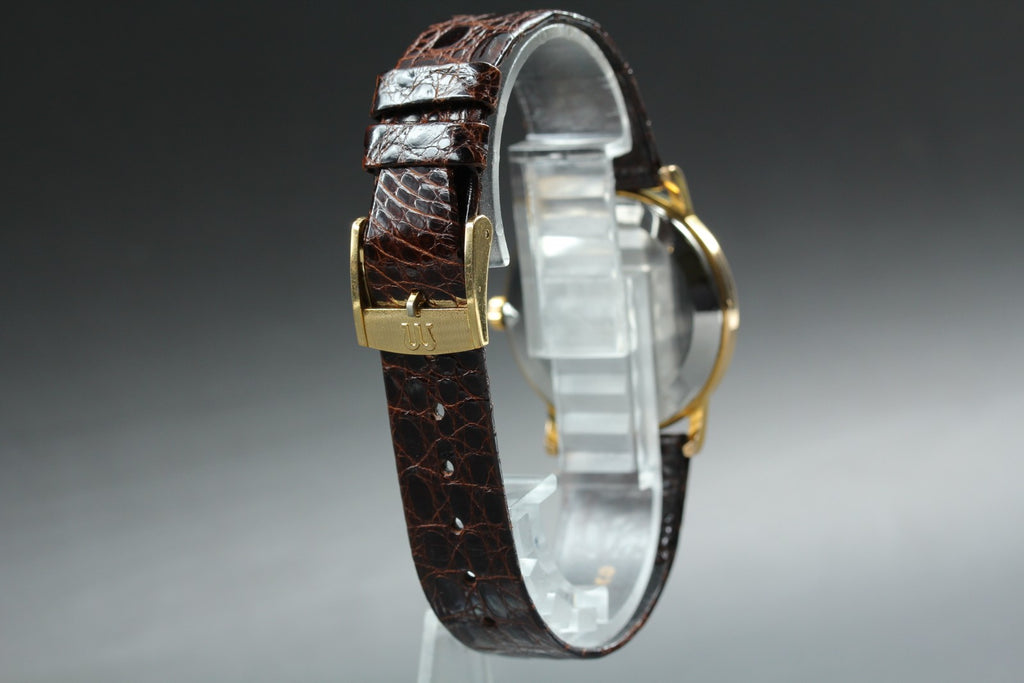 1978 Near MINT OMEGA De Ville 32mm 111.0140 Manual Gold Roman Dial Men's Vintage