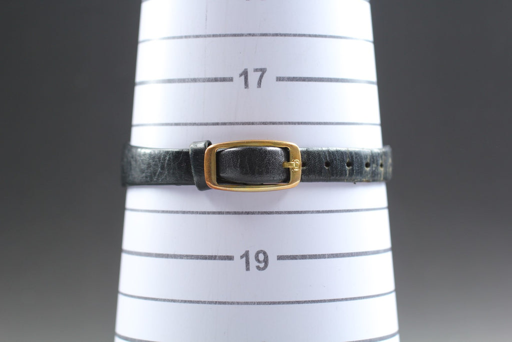 1979 Near MINT OMEGA De Ville 24mm 591.0021 Quartz Gold Dial Women's Vintage