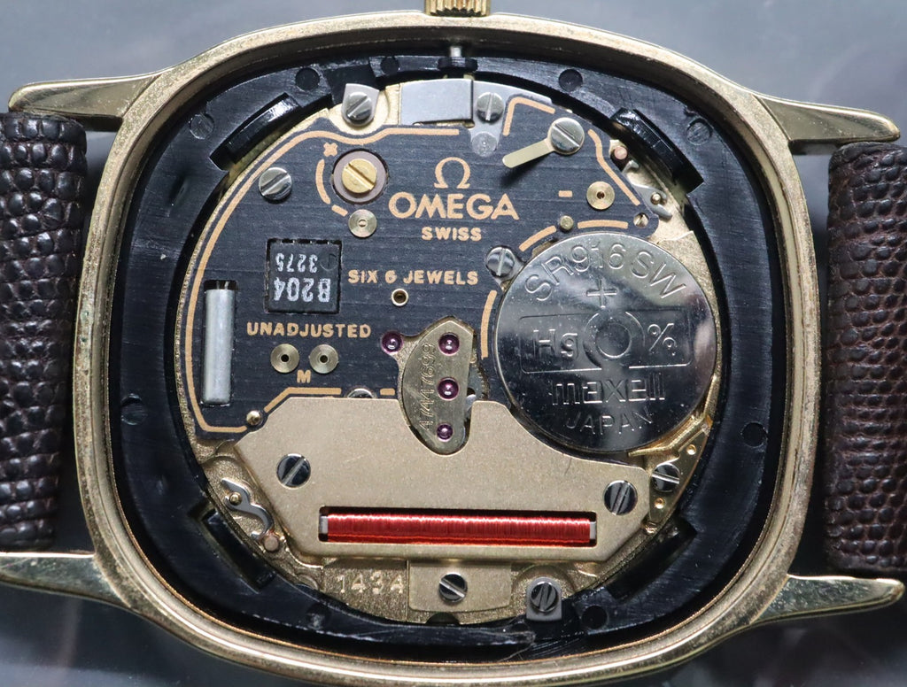 1984 Near MINT OMEGA De Ville 191.0220 29mm Quartz Roman Dial Men's Vintage