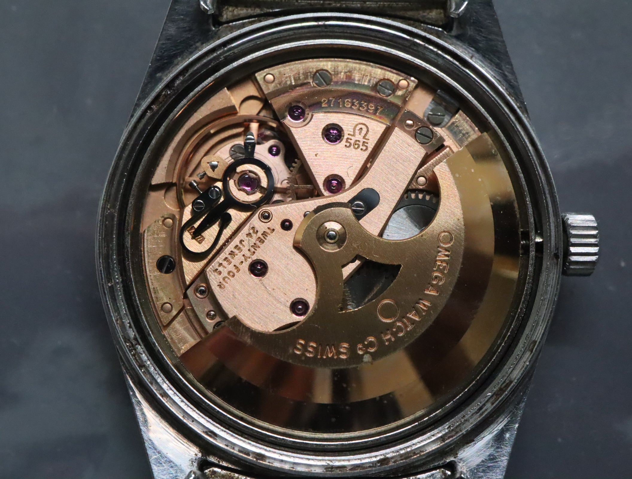 1968 Near MINT OMEGA Geneve 34mm 166.041 Automatic Silver Dial Men's Vintage