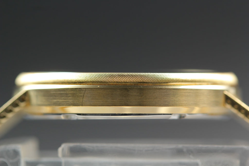1980 Near MINT/Box SEIKO Dolce Twin Quartz 32mm 9641-7000 Gold Dial Men Vintage