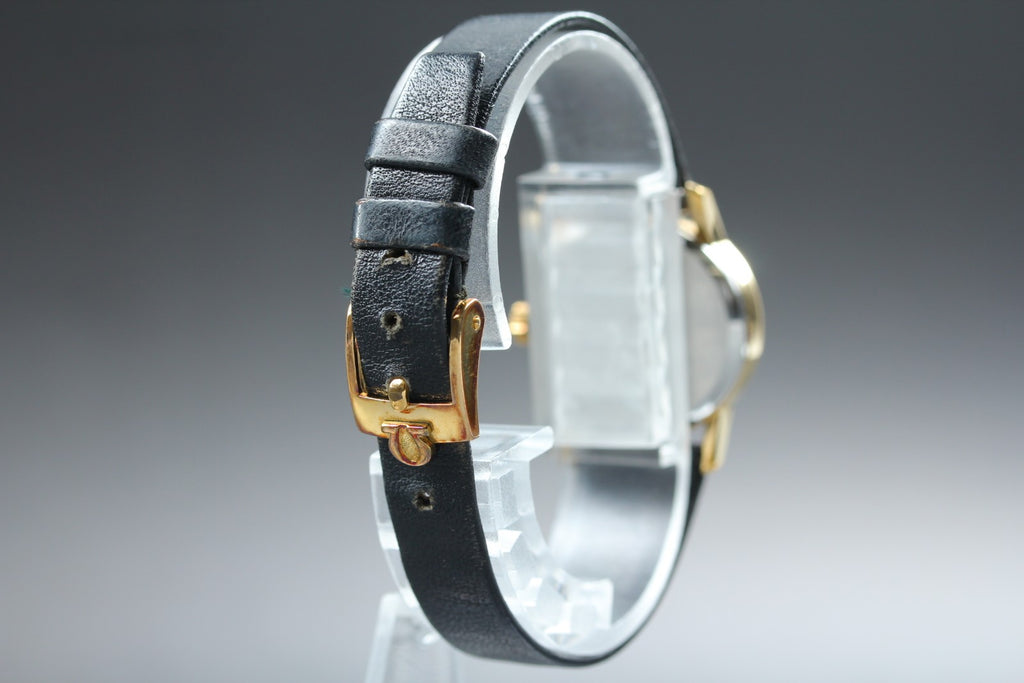 1977 Near MINT/Box OMEGA De Ville 24mm 511.0508 Manual Gold Dial Women's Vintage