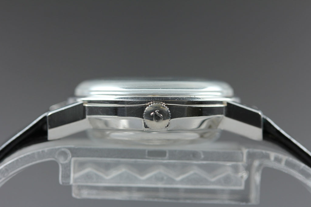 Near MINT OMEGA Seamaster De Ville 25mm Automatic Silver Dial Women's Vintage
