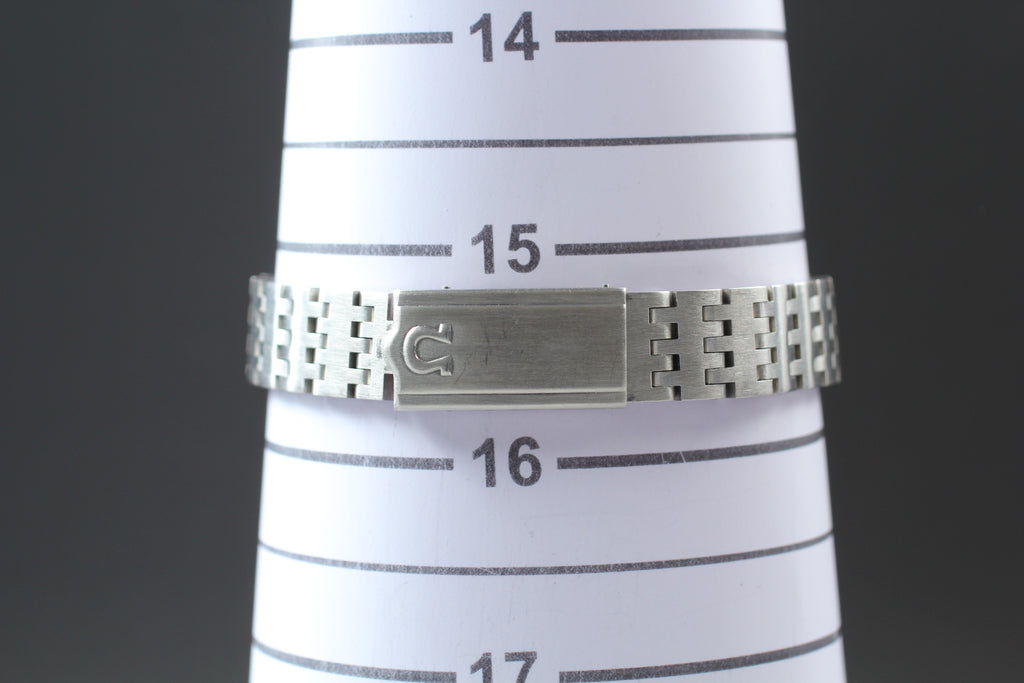 1973 Near MINT/Box OMEGA Geneve 22mm 566.0045 Automatic White Dial Women Vintage