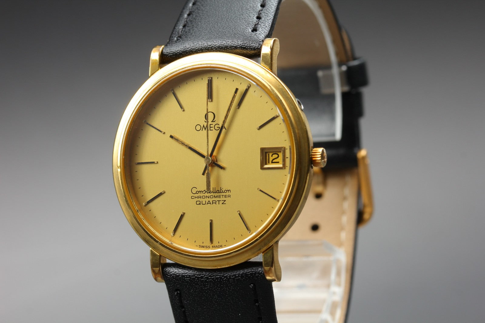 1979 Near MINT OMEGA Constellation Chronometer 35mm 198.0126 Quartz Men Vintage