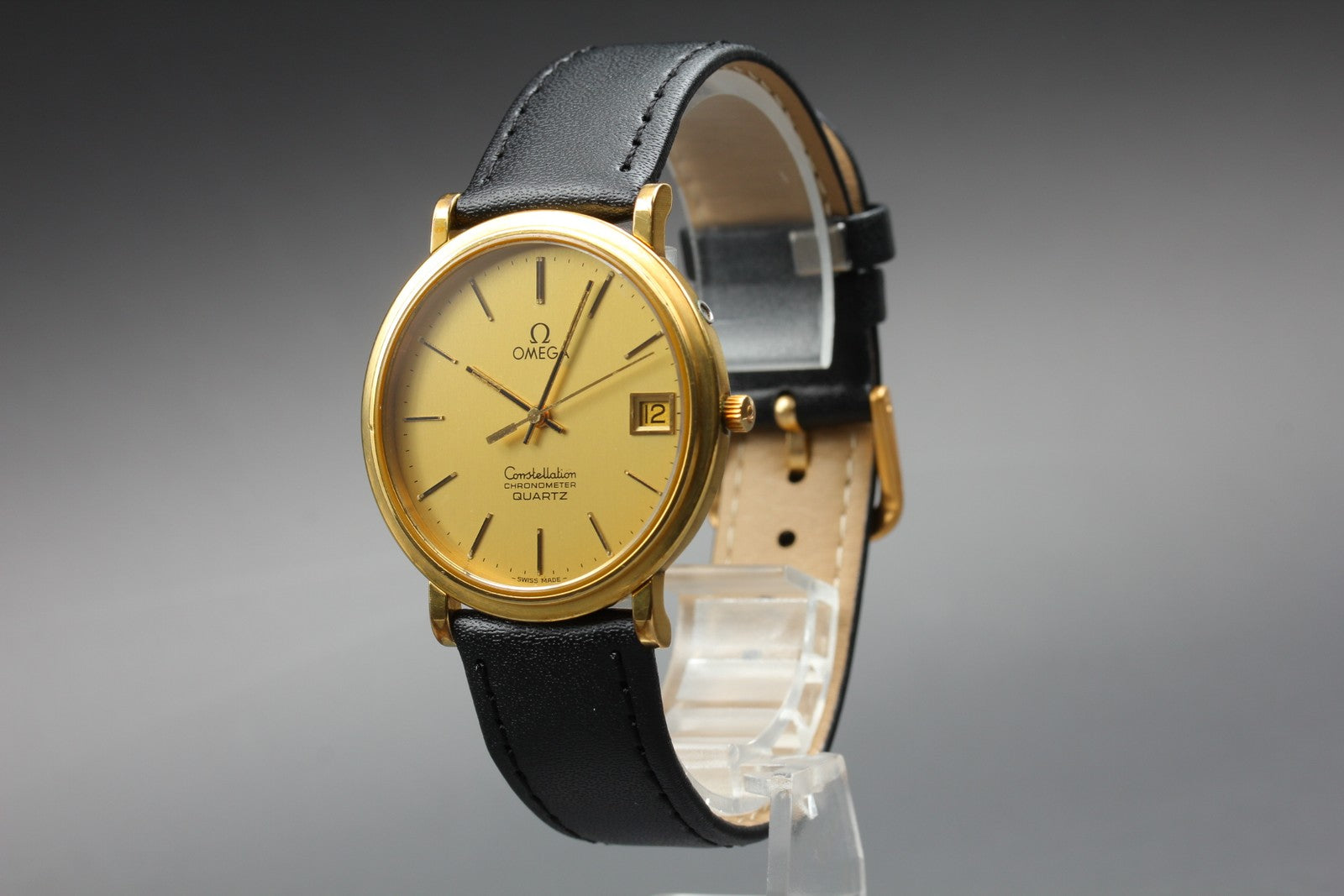1979 Near MINT OMEGA Constellation Chronometer 35mm 198.0126 Quartz Men Vintage