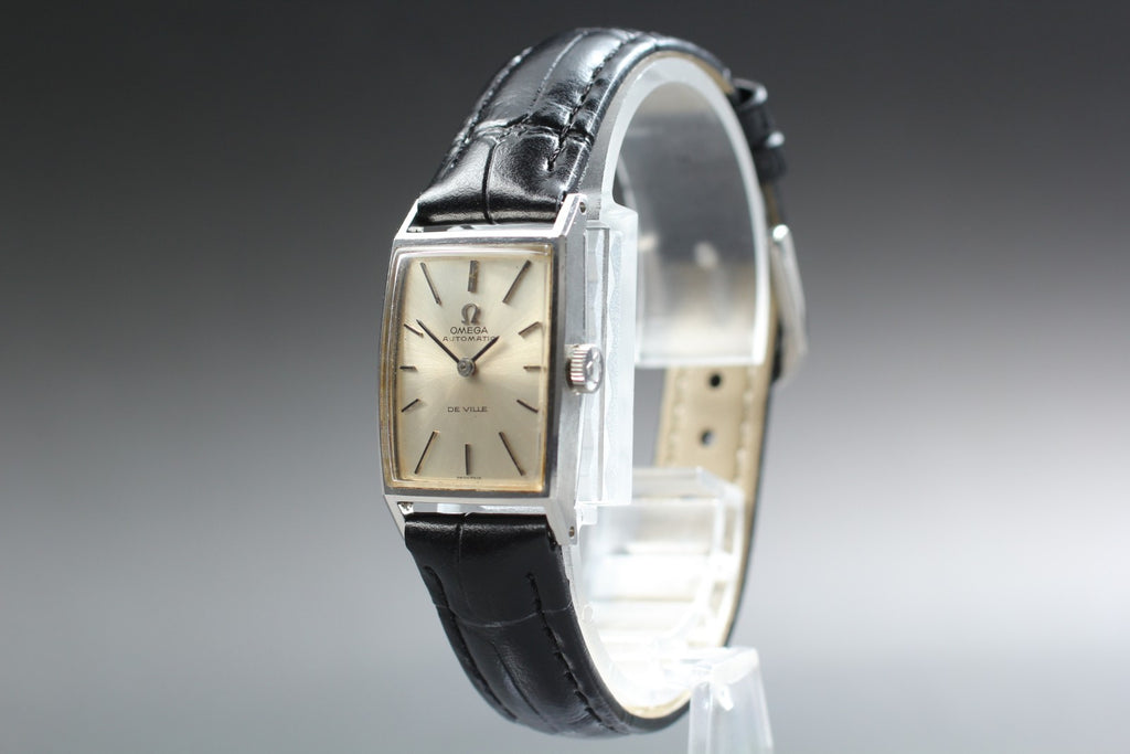 1967 Near MINT OMEGA De Ville 19mm 551.024 Automatic Silver Dial Women's Vintage